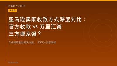 亚马逊卖家收款方式深度对比：官方收款 vs 万里汇第三方哪家强？